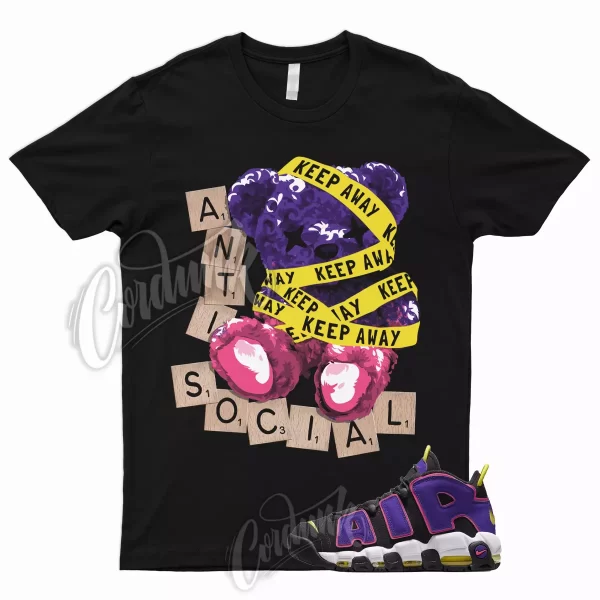 ANTI T Shirt to Match Air More Uptempo '96 Court Purple Hyper Pink Multi Color 1 Jezsport.com