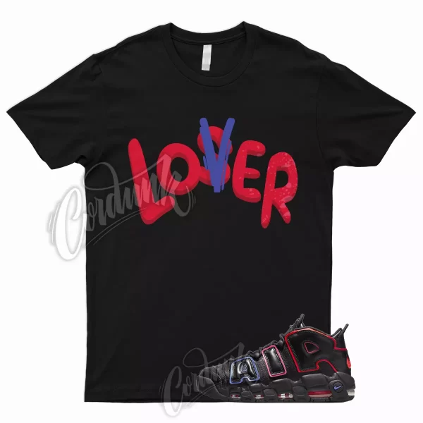 LOVER Shirt to Match Air More Uptempo '96 Electric Racer Blue Hyper Pink Crimson Jezsport.com