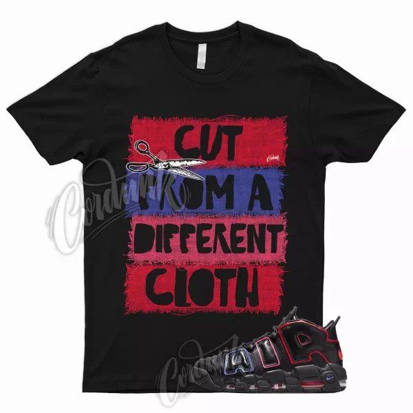 CUT T Shirt to Match Air More Uptempo '96 Electric Racer Blue Hyper Pink Crimson Jezsport.com