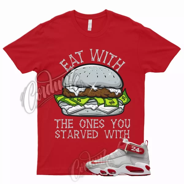 EAT T Shirt to Match Air Griffey Max 1 Cincinnati University Dunk Low Red High Jezsport.com