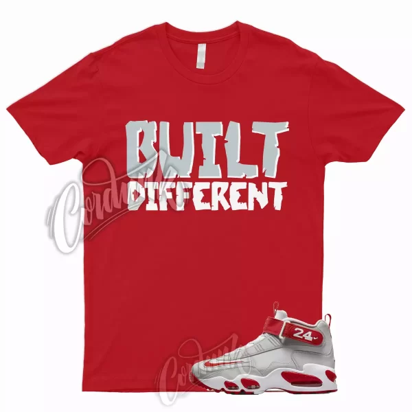 BUILT Shirt to Match Air Griffey Max 1 Cincinnati University Dunk Low Red High Jezsport.com