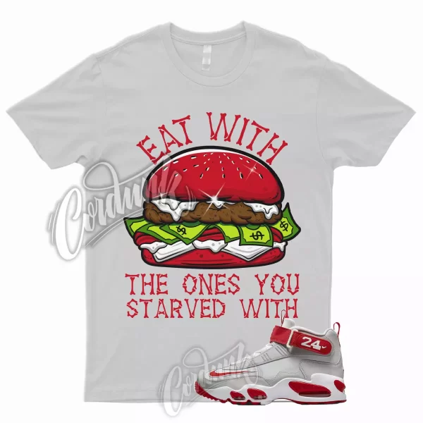 EAT T Shirt to Match Air Griffey Max 1 Cincinnati University Varsity Gym Red Jezsport.com