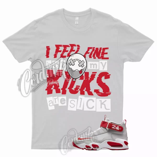 SICK T Shirt to Match Air Griffey Max 1 Cincinnati University Varsity Gym Red 24 Jezsport.com