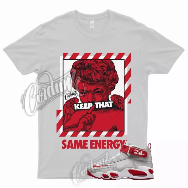 ENERGY T Shirt to Match Air Griffey Max 1 Cincinnati University Varsity Gym Red Jezsport.com