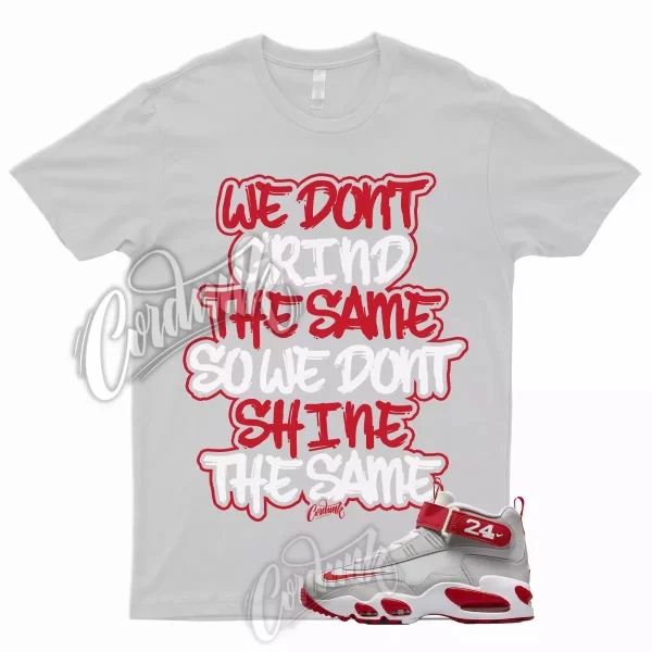 GRIND T Shirt to Match Air Griffey Max 1 Cincinnati University Varsity Gym Red Jezsport.com