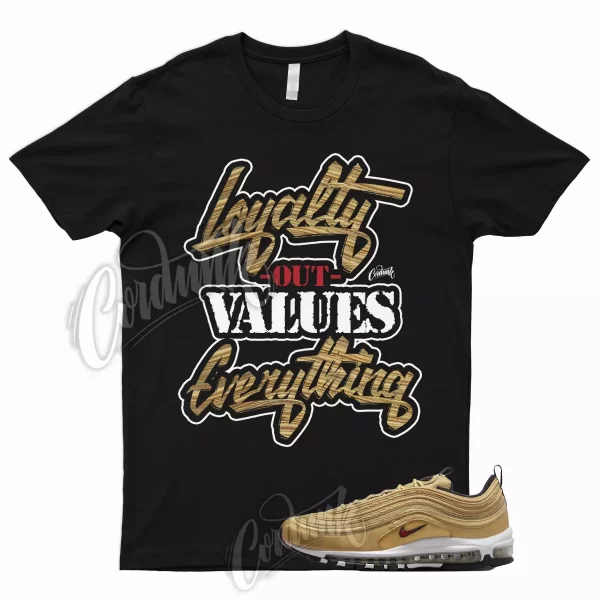 LYLTY T Shirt to Match Air Max 97 Gold Bullet 2023 Metallic Varsity Red Metallic Jezsport.com