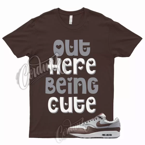 CUTE Shirt to Match Air Max 1 Premium Shima Summit Plum Eclipse Wolf Grey Brown Jezsport.com