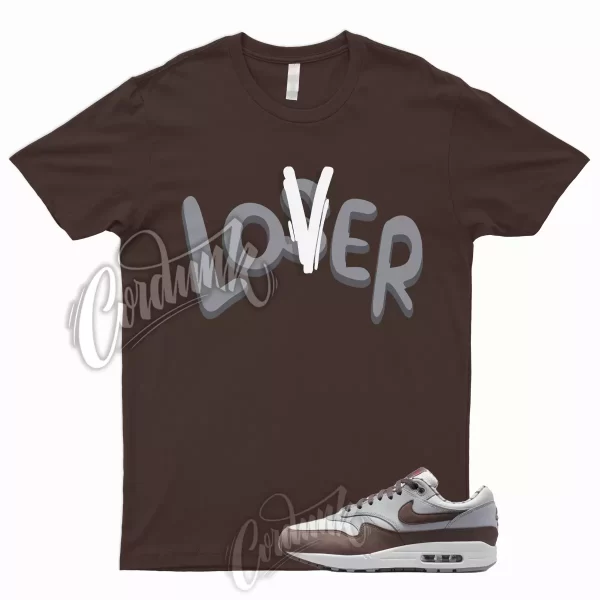 LOVER Shirt to Match Air Max 1 Premium Shima Summit Plum Eclipse Wolf Grey Brown Jezsport.com