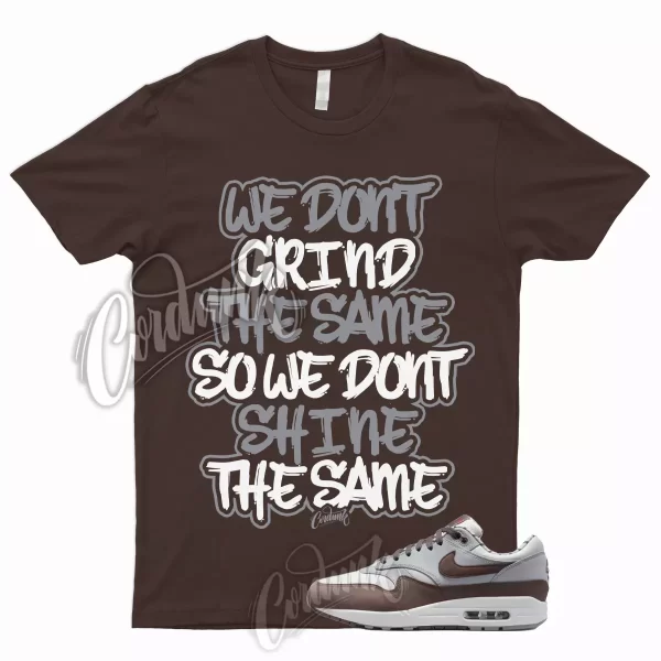 GRIND Shirt to Match Air Max 1 Premium Shima Summit Plum Eclipse Wolf Grey Brown Jezsport.com