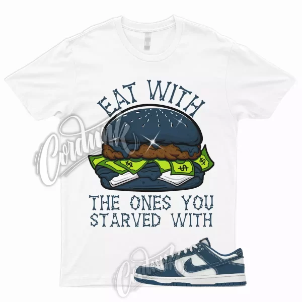 EAT T Shirt to Match Dunk Low Industrial Blue Sashiko Summit White Air Max 1 Jezsport.com