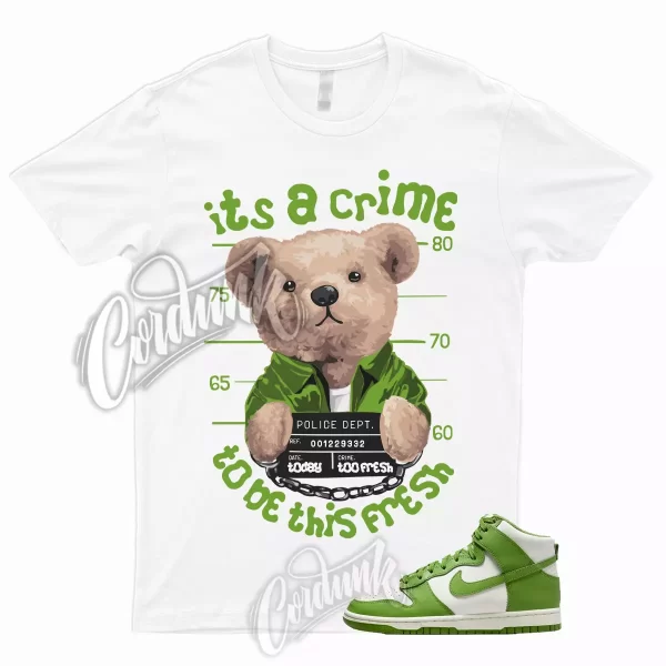 CRIME T Shirt for Dunk High Chlorophyll Sail Mean Green Altitude Low Mid 1 Jezsport.com