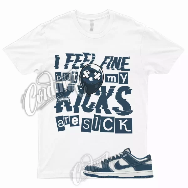 SICK T Shirt to Match Dunk Low Industrial Blue Sashiko Summit White Air Max 1 Jezsport.com