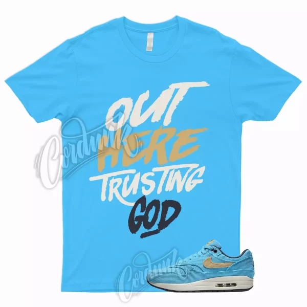 TG T Shirt to Match Air Max 1 Corduroy Baltic Blue Sesame Gridiron Sail Dunk Jezsport.com