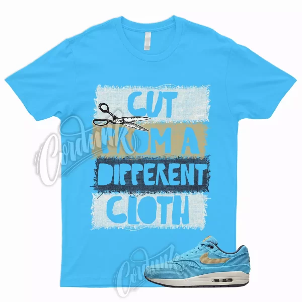 CUT T Shirt to Match Air Max 1 Corduroy Baltic Blue Sesame Gridiron Sail Dunk Jezsport.com