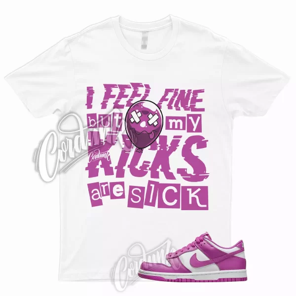 SICK T Shirt to Match Dunk Low GS Active Fuchsia Mid High Lethal Pink Air Max 1 Jezsport.com