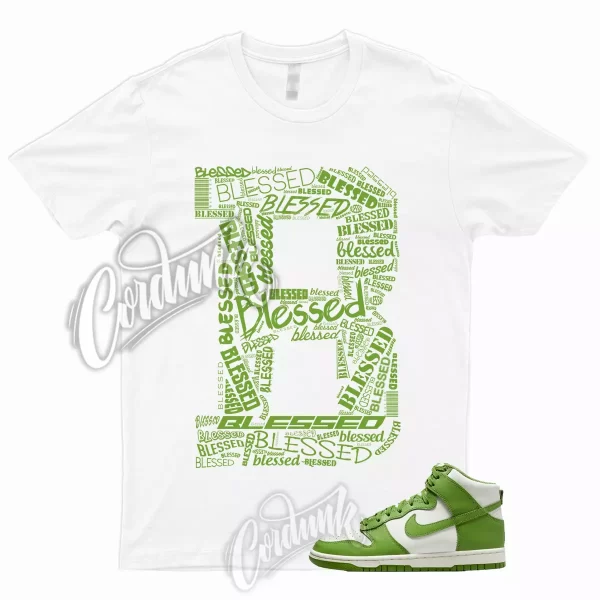 BLESSED T Shirt for Dunk High Chlorophyll Sail Mean Green Altitude Low Mid 1 Jezsport.com