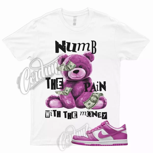 NUMB T Shirt to Match Dunk Low GS Active Fuchsia Mid High Lethal Pink Air Max 1 Jezsport.com