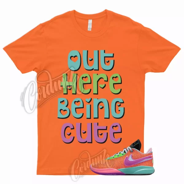 CUTE Shirt to Match LeBron 20 Chosen 1 Total Orange Vivid Purple Green Hot Punch Jezsport.com