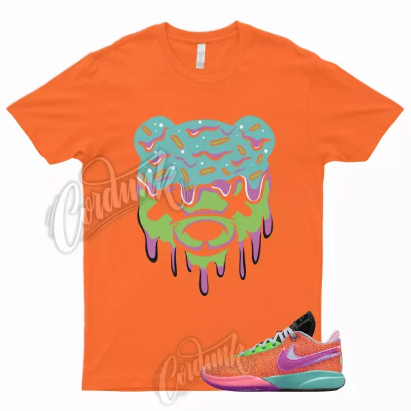 DRIPPY T Shirt to Match LeBron 20 Chosen 1 Total Orange Vivid Purple Green Punch Jezsport.com