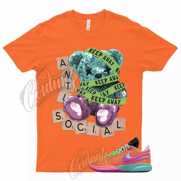 ANTI Shirt to Match LeBron 20 Chosen 1 Total Orange Vivid Purple Green Hot Punch Jezsport.com