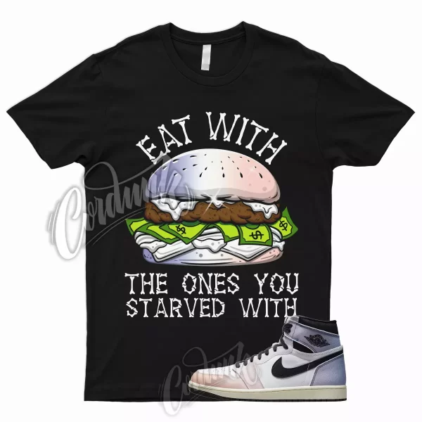 EAT T Shirt to Match 1 High OG Skyline Vivid Orange Iced Lilac True Blue Sail Jezsport.com