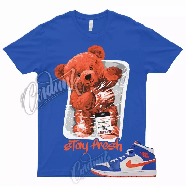 STAY T Shirt for 1 Mid Game Royal Blue Jordan Rush Orange Knicks Wheaties Dunk Jezsport.com