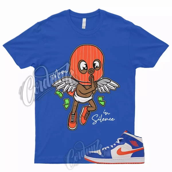 MIS T Shirt for 1 Mid Game Royal Blue Jordan Rush Orange Knicks Wheaties Dunk Jezsport.com