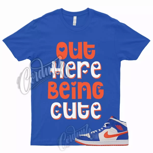 CUTE T Shirt for 1 Mid Game Royal Blue Jordan Rush Orange Knicks Wheaties Dunk Jezsport.com