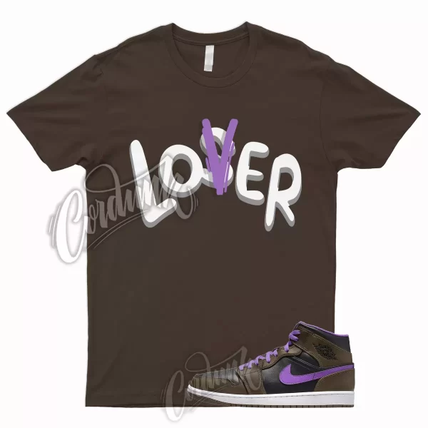 LOVER T Shirt for AJ1 1 Black Mid Palomino Wild Berry Jordan Brown To Match Low Jezsport.com