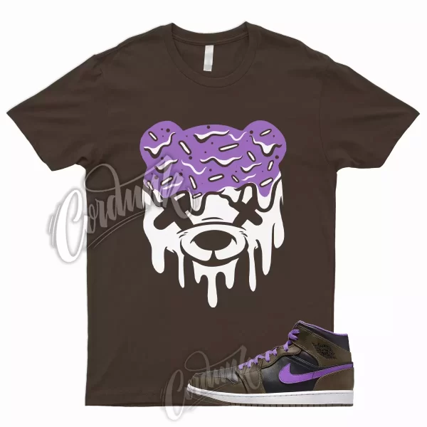 DRIPPY T Shirt for AJ1 1 Black Mid Palomino Wild Berry Jordan Brown To Match Low Jezsport.com