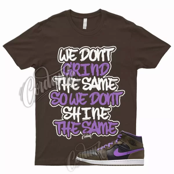 GRIND T Shirt for AJ1 1 Black Mid Palomino Wild Berry Jordan Brown To Match Low Jezsport.com