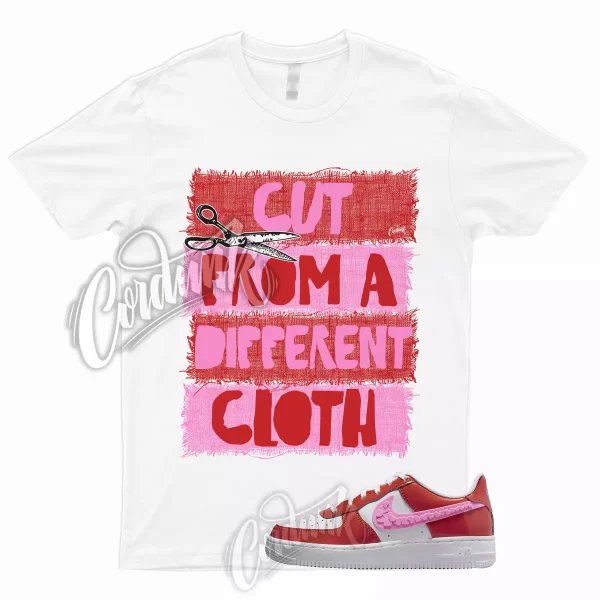 CUT T Shirt to Match Air Force 1 Low GS Valentines Day 2023 Pink Red Air Max Jezsport.com