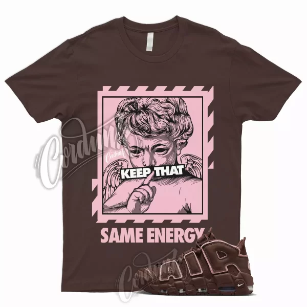 ENERGY T Shirt to Match Air More Uptempo Valentines Day Soft Pink Coconut Milk 1 Jezsport.com