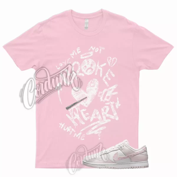 BROKEN T Shirt to Match Dunk Low Pink Paisley Medium Soft Pearl Essential WMNS 1 Jezsport.com