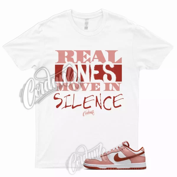 R1 T Shirt to Match Dunk Low Red Stardust Rugged Orange White Star Dust High 1 Jezsport.com