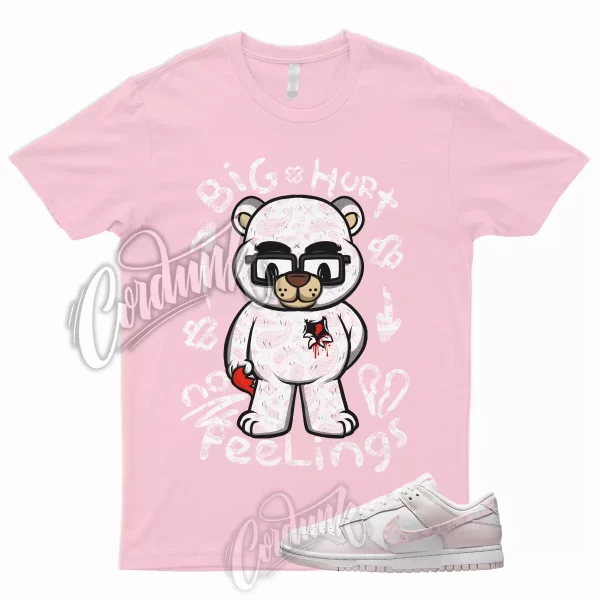 HURT T Shirt to Match Dunk Low Pink Paisley Medium Soft Pearl Essential WMNS 1 Jezsport.com