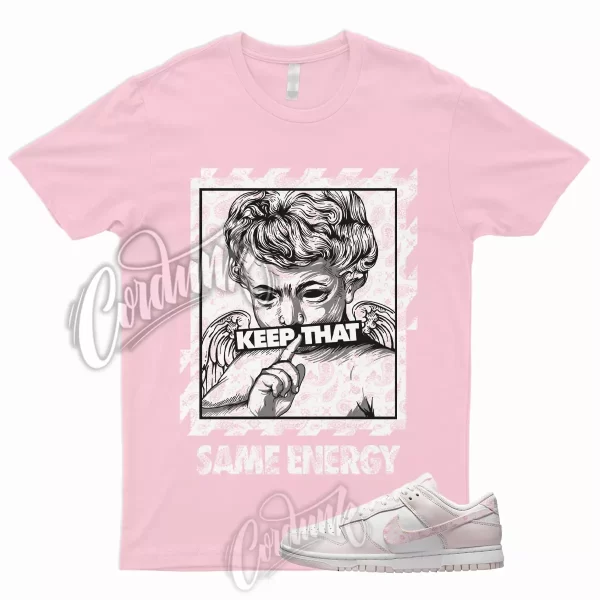 ENERGY T Shirt to Match Dunk Low Pink Paisley Medium Soft Pearl Essential WMNS 1 Jezsport.com