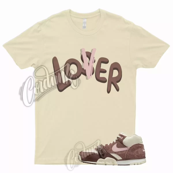 LOVER T Shirt to Match Air Trainer 1 Valentines Day Pony Soft Pink Coconut Milk Jezsport.com