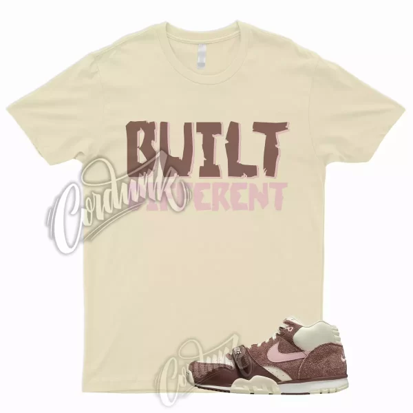 BUILT T Shirt to Match Air Trainer 1 Valentines Day Pony Soft Pink Coconut Milk Jezsport.com