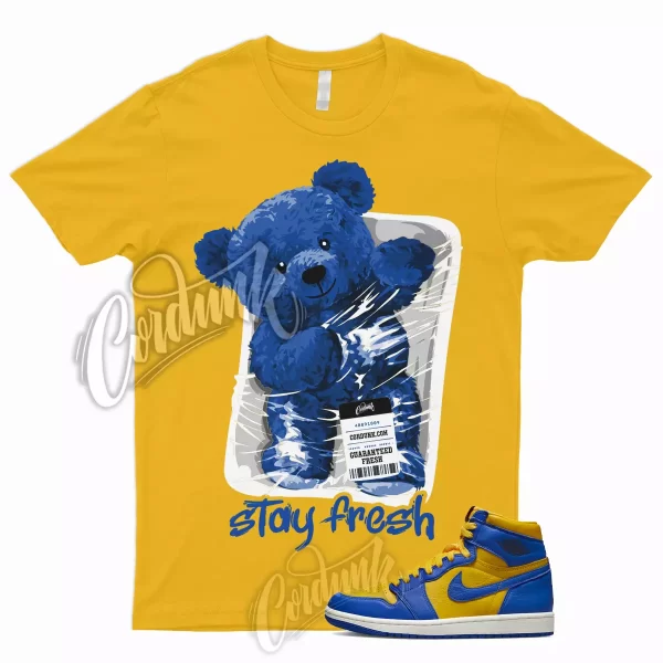 STAY T Shirt to Match 1 Reverse Laney High Varsity Maize Game Royal Jordan Dunk Jezsport.com