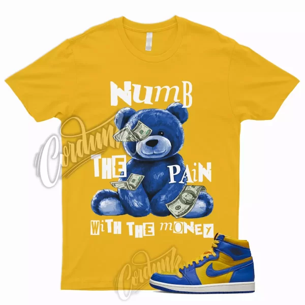 NUMB T Shirt to Match 1 Reverse Laney High Varsity Maize Game Royal Jordan Dunk Jezsport.com