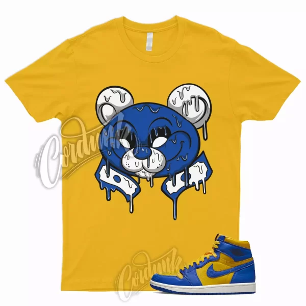 MMB T Shirt to Match 1 Reverse Laney High Varsity Maize Game Royal Jordan Dunk Jezsport.com