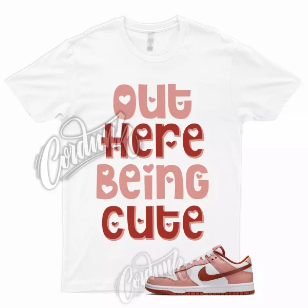 CUTE T Shirt to Match Dunk Low Red Stardust Rugged Orange White Star Dust High 1 Jezsport.com