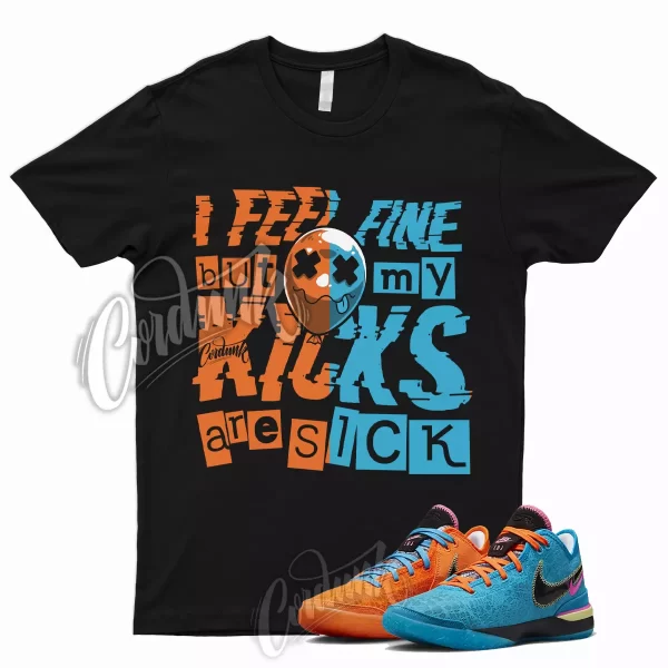 SICK T Shirt to Match Zoom LeBron NXXT Gen I Promise Orange Blue MultiColor 1 Jezsport.com