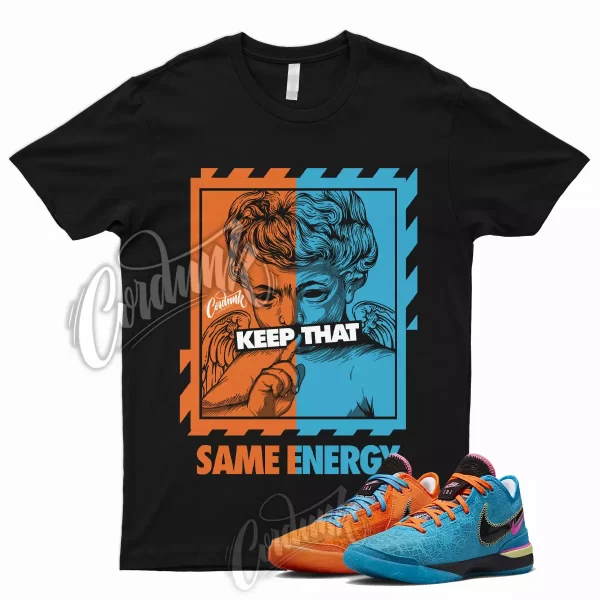 ENERGY T Shirt to Match Zoom LeBron NXXT Gen I Promise Orange Blue MultiColor 1 Jezsport.com