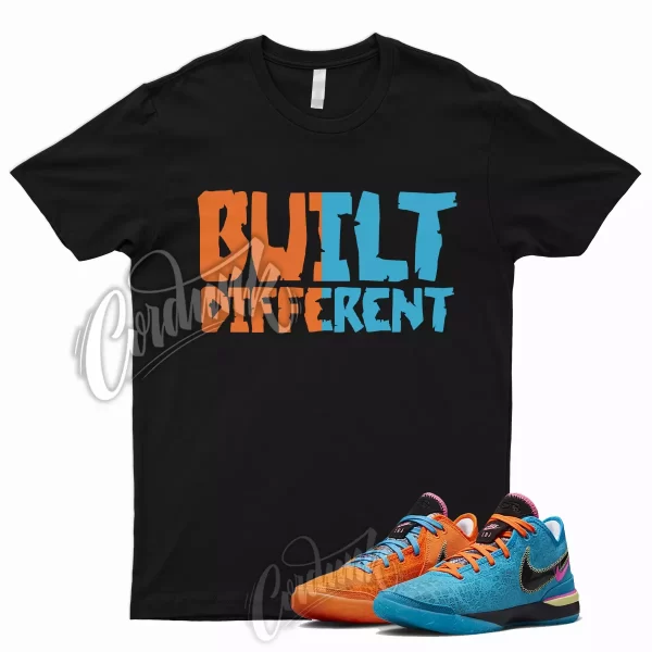 BUILT T Shirt to Match Zoom LeBron NXXT Gen I Promise Orange Blue MultiColor 1 Jezsport.com