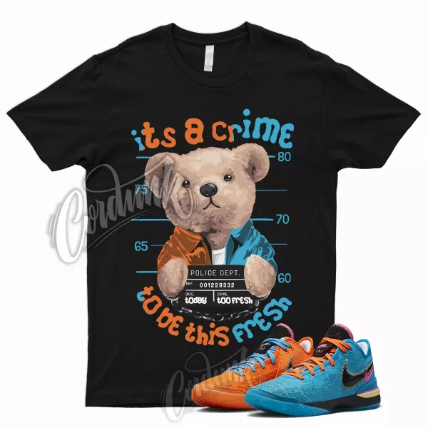 CRIME T Shirt to Match Zoom LeBron NXXT Gen I Promise Orange Blue MultiColor 1 Jezsport.com