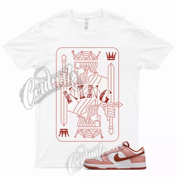 KING T Shirt to Match Dunk Low Red Stardust Rugged Orange White Star Dust High 1 Jezsport.com