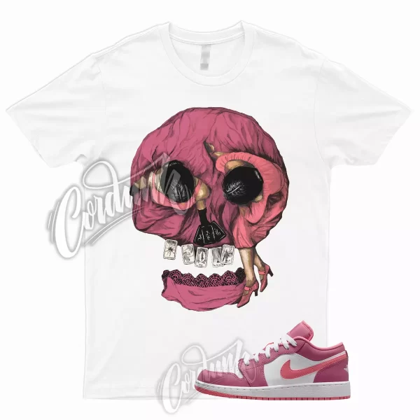 VIEWS T Shirt to Match 1 Low GS Desert Berry Coral Chalk White Wild Pink WMNS Jezsport.com