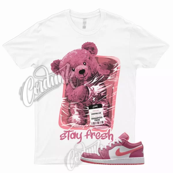 STAY T Shirt to Match 1 Low GS Desert Berry Coral Chalk White Wild Pink WMNS Jezsport.com